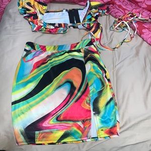 Mini Skirt Set